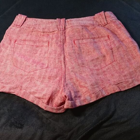 Free People Chambray Cuffed Shorts - Picture 4 of 5